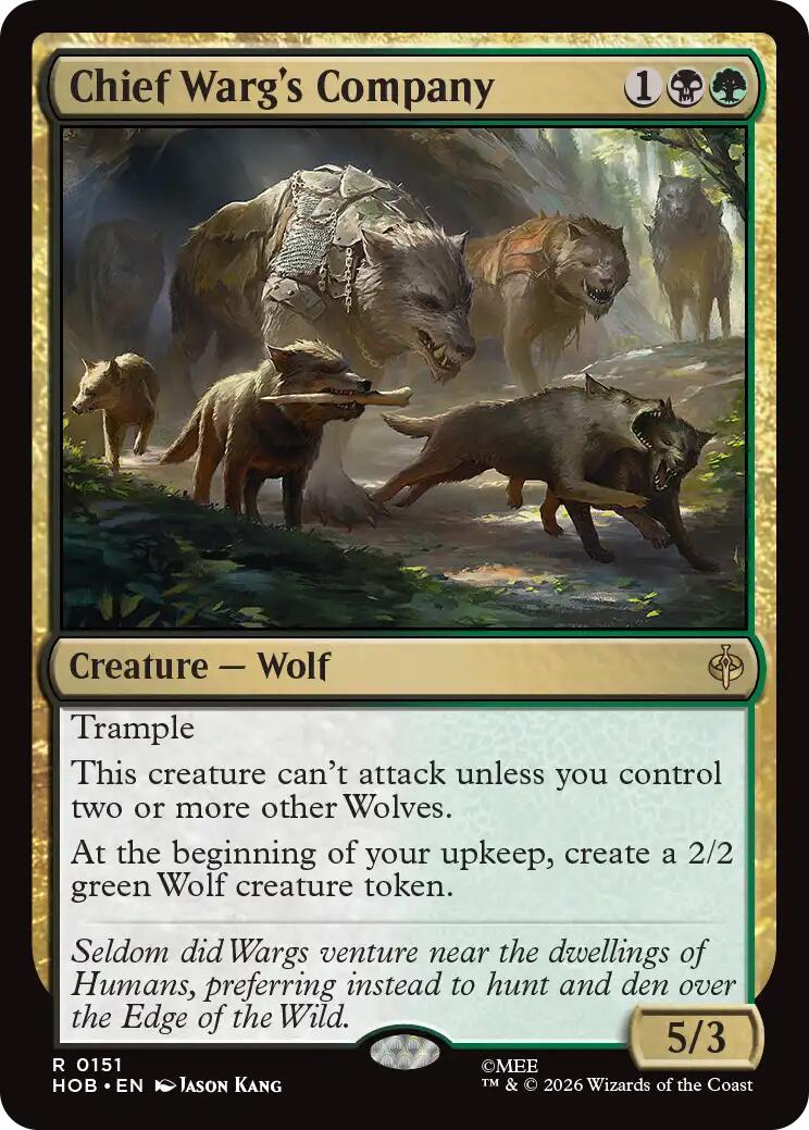 Chief Warg's Company [HOB - 151]