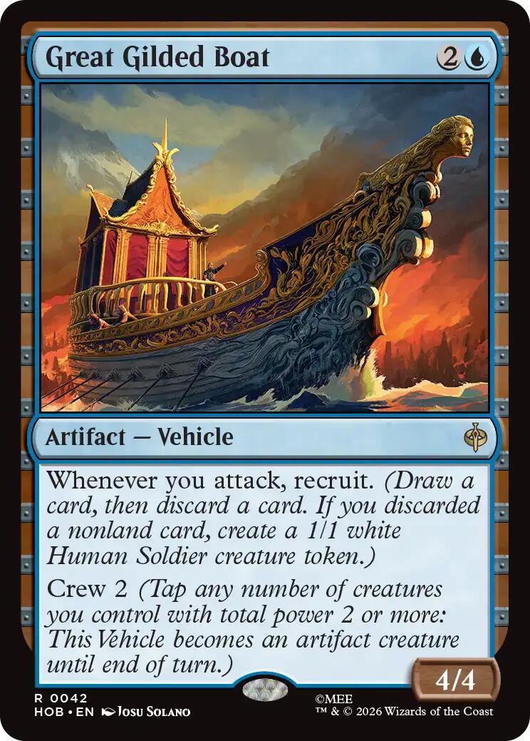 Great Gilded Boat [HOB - 42]