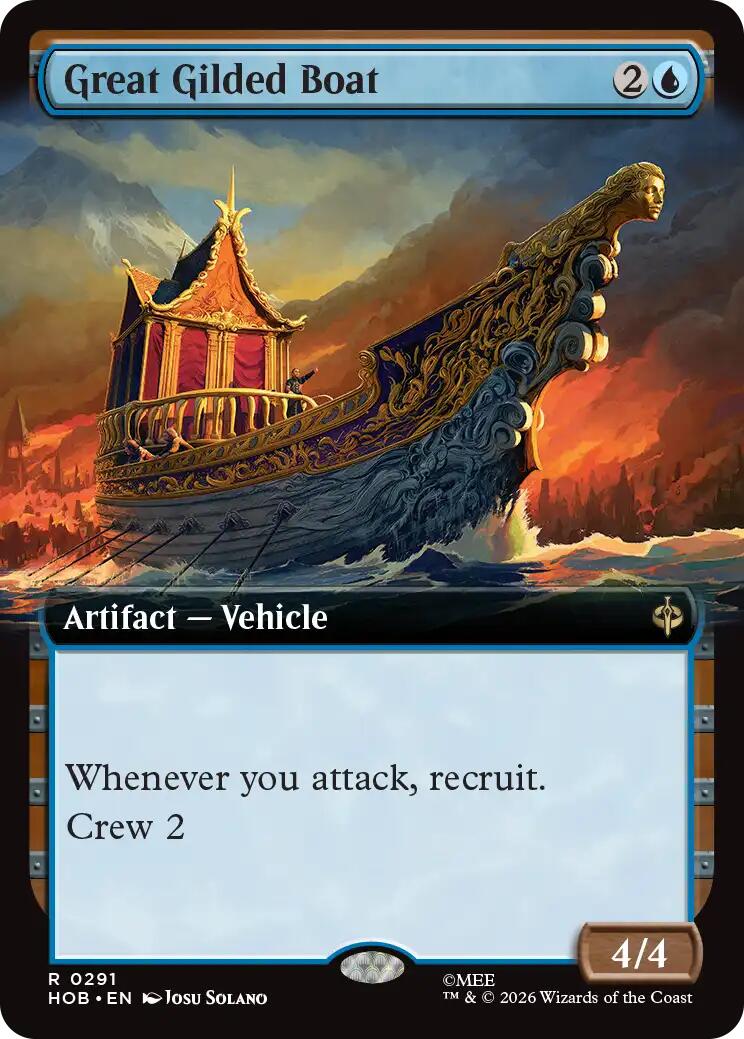 Great Gilded Boat (Extended Art) [HOB - 291]