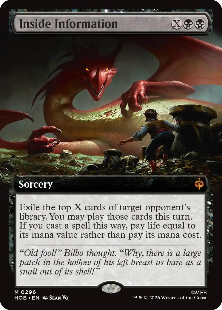 Inside Information (Extended Art) [HOB - 296]