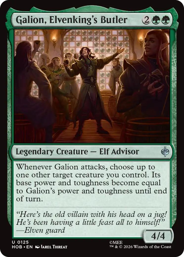 Galion, Elvenking's Butler [HOB - 125]