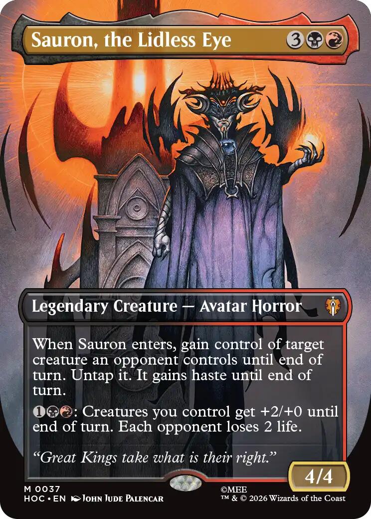 Sauron, the Lidless Eye (Borderless) [HOC - 37]