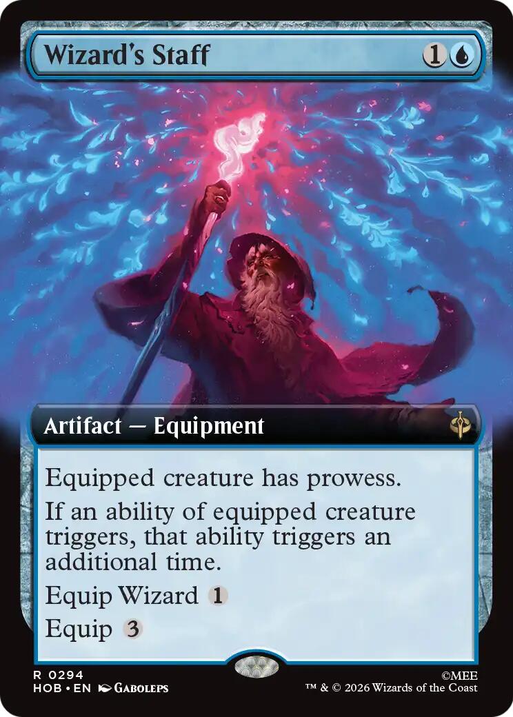Wizard's Staff (Extended Art) [HOB - 294]