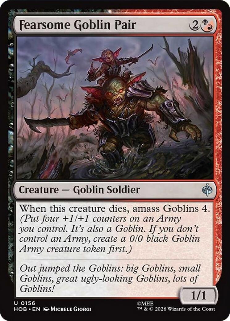 Fearsome Goblin Pair [HOB - 156]