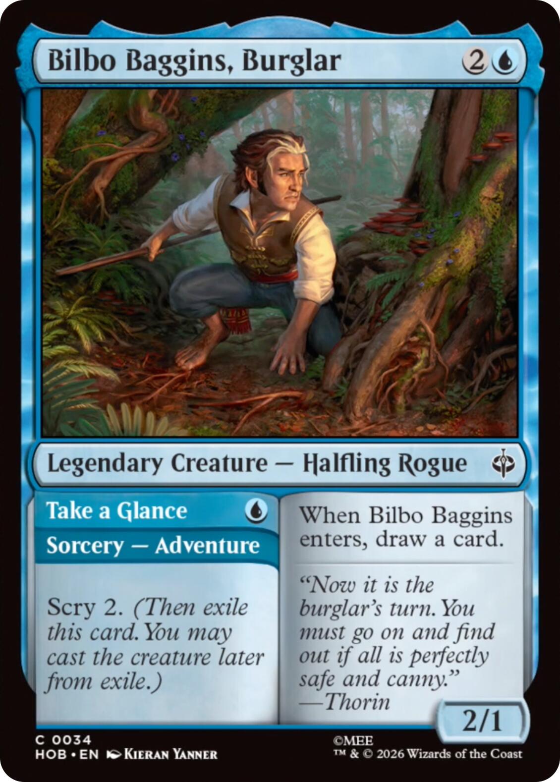 Bilbo Baggins, Burglar [HOB - 34]