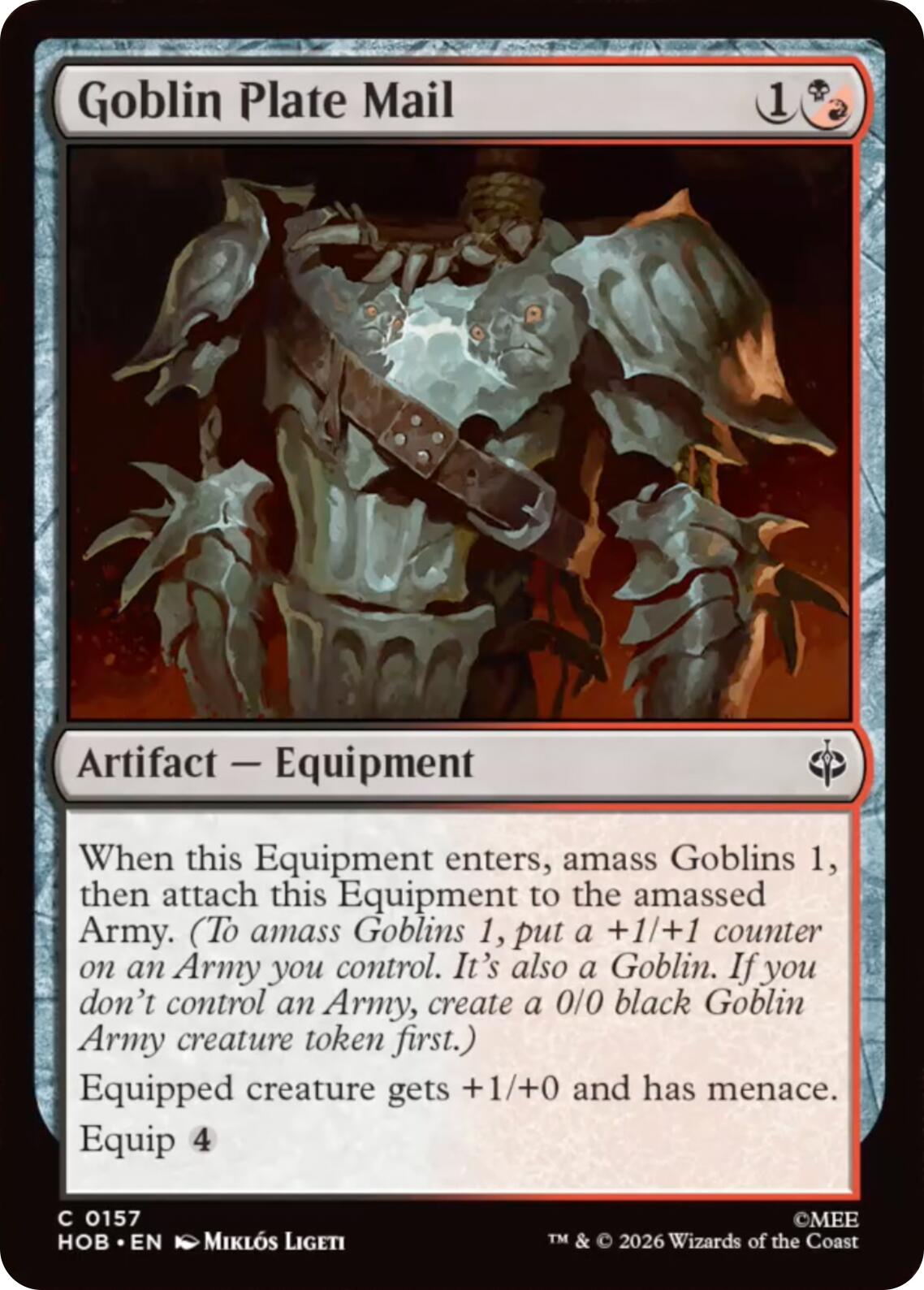 Goblin Plate Mail [HOB - 157]