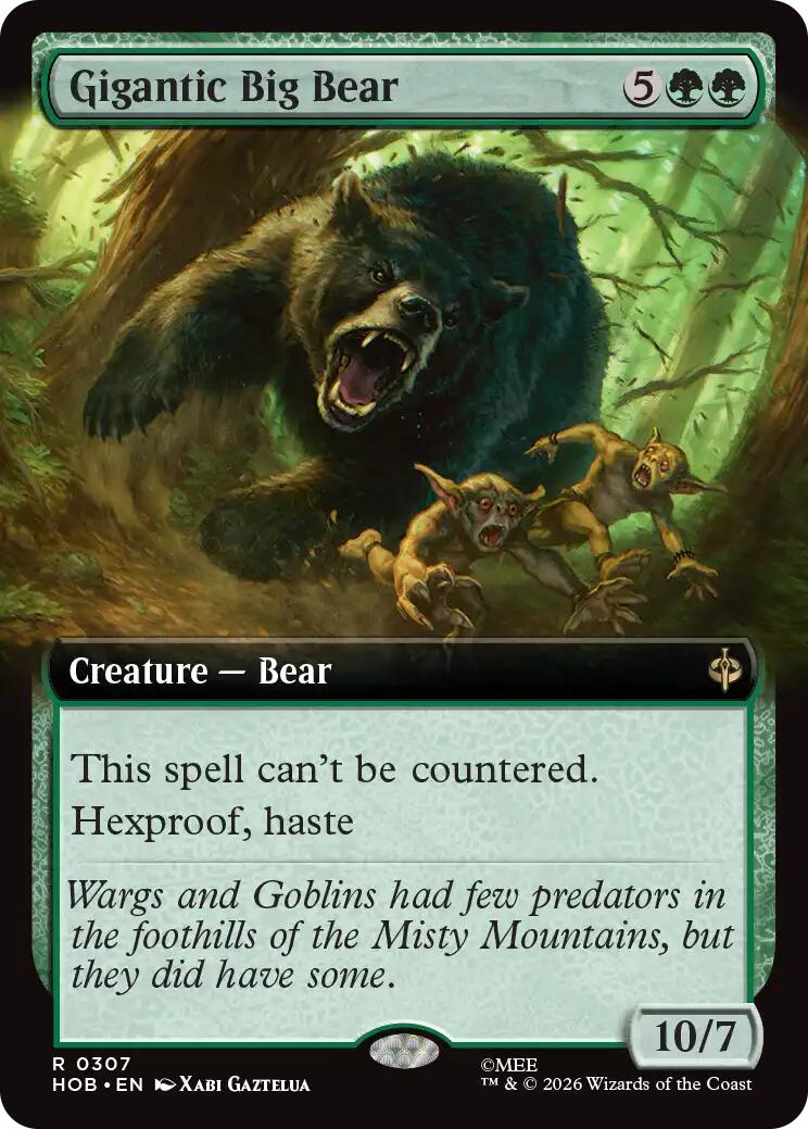 Gigantic Big Bear (Extended Art) [HOB - 307]