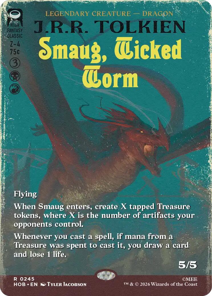 Smaug, Wicked Worm (Borderless) [HOB - 245]
