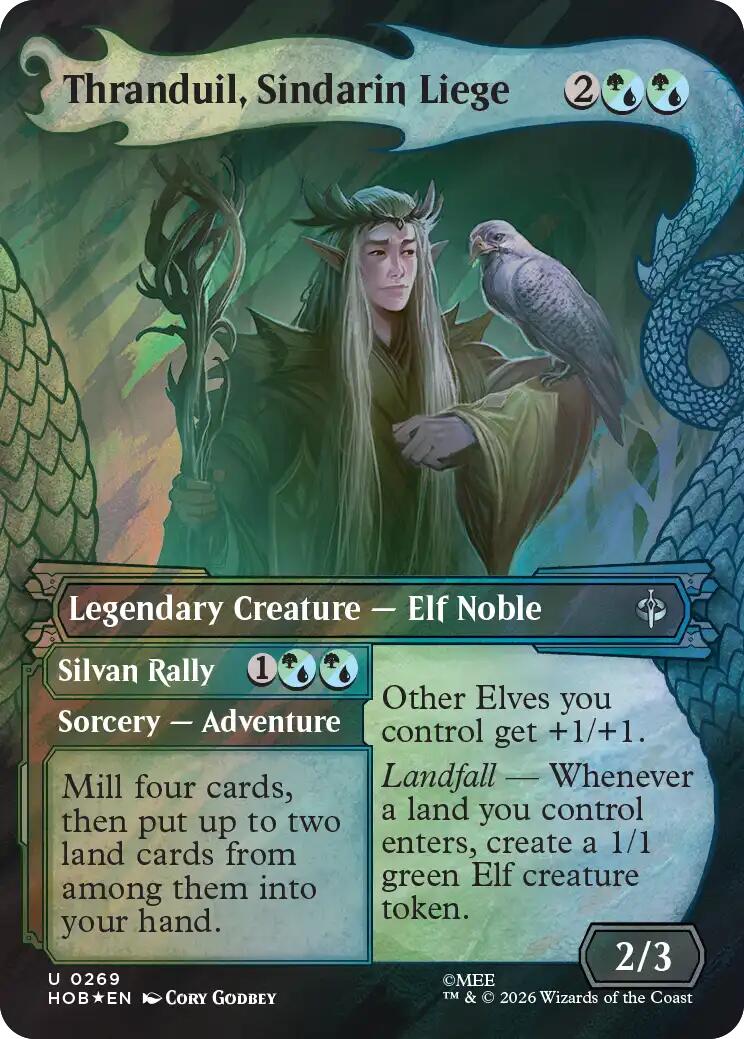 Thranduil, Sindarin Liege (Showcase) (Surge Foil) [HOB - 269]