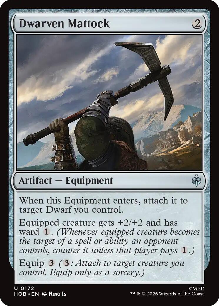 Dwarven Mattock [HOB - 172]