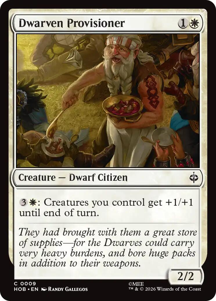 Dwarven Provisioner [HOB - 9]