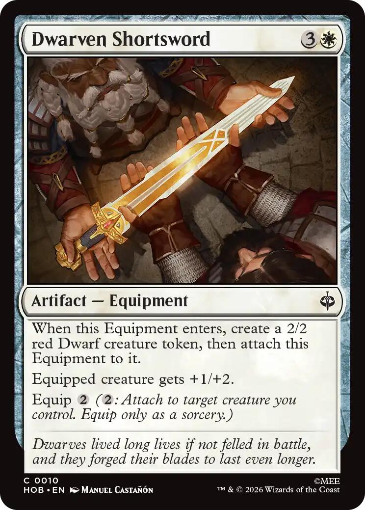 Dwarven Shortsword [HOB - 10]