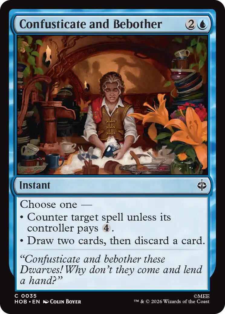Confusticate and Bebother [HOB - 35]