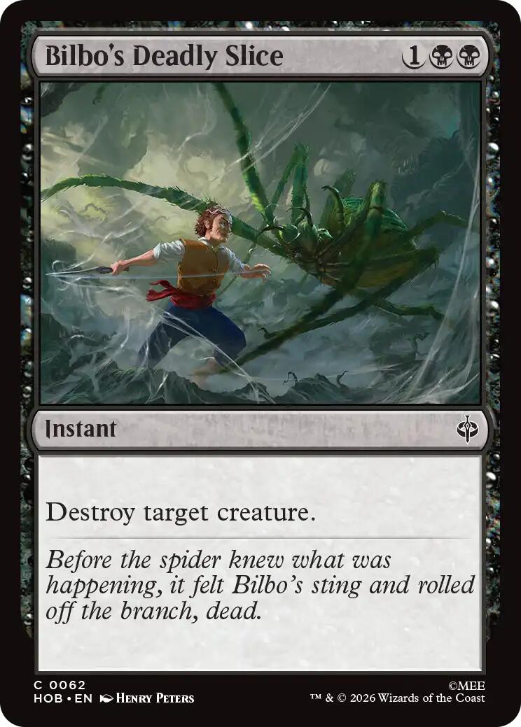 Bilbo's Deadly Slice [HOB - 62]