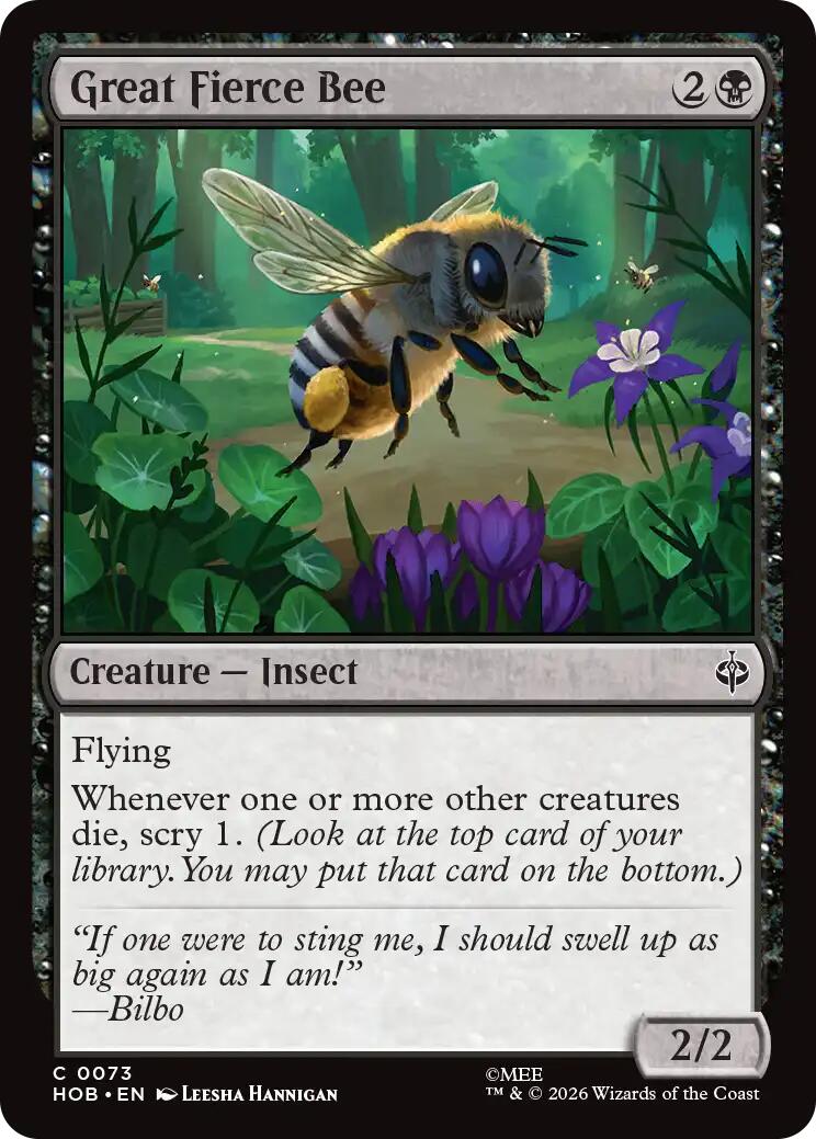 Great Fierce Bee [HOB - 73]