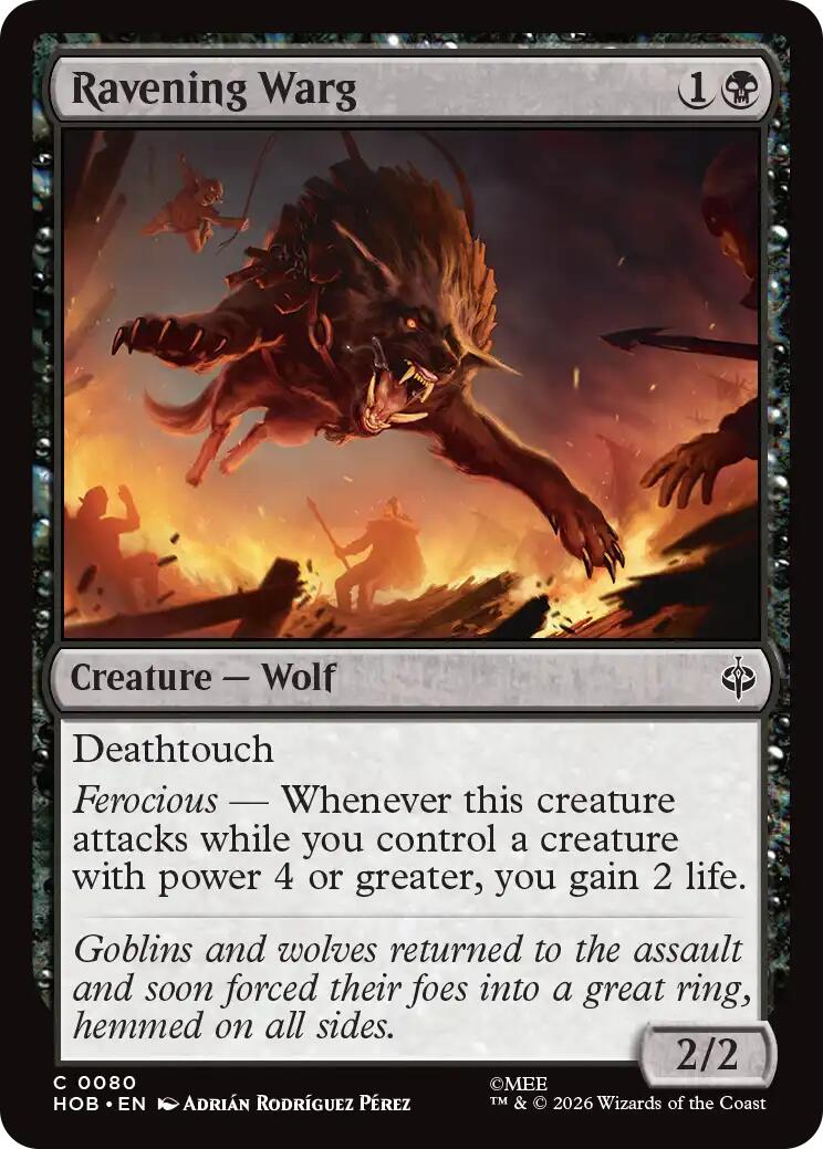 Ravening Warg [HOB - 80]