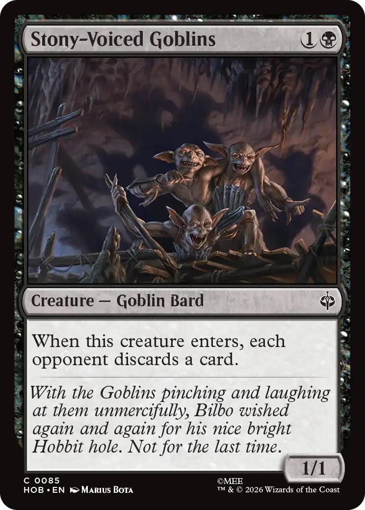 Stony-Voiced Goblins [HOB - 85]