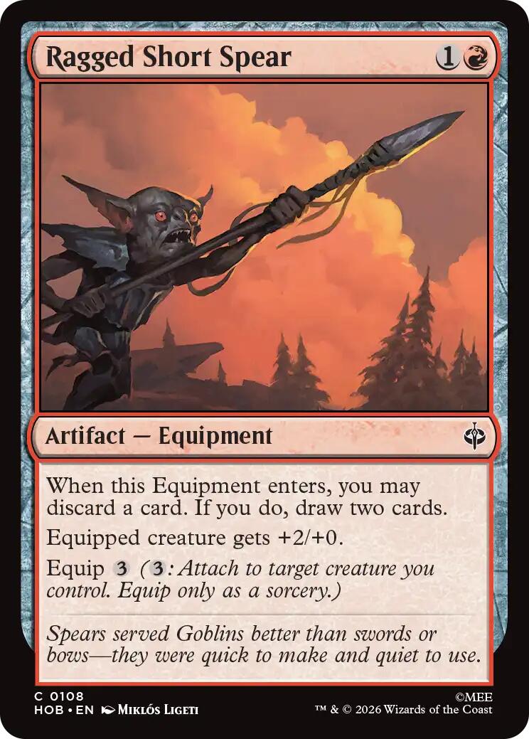 Ragged Short Spear [HOB - 108]