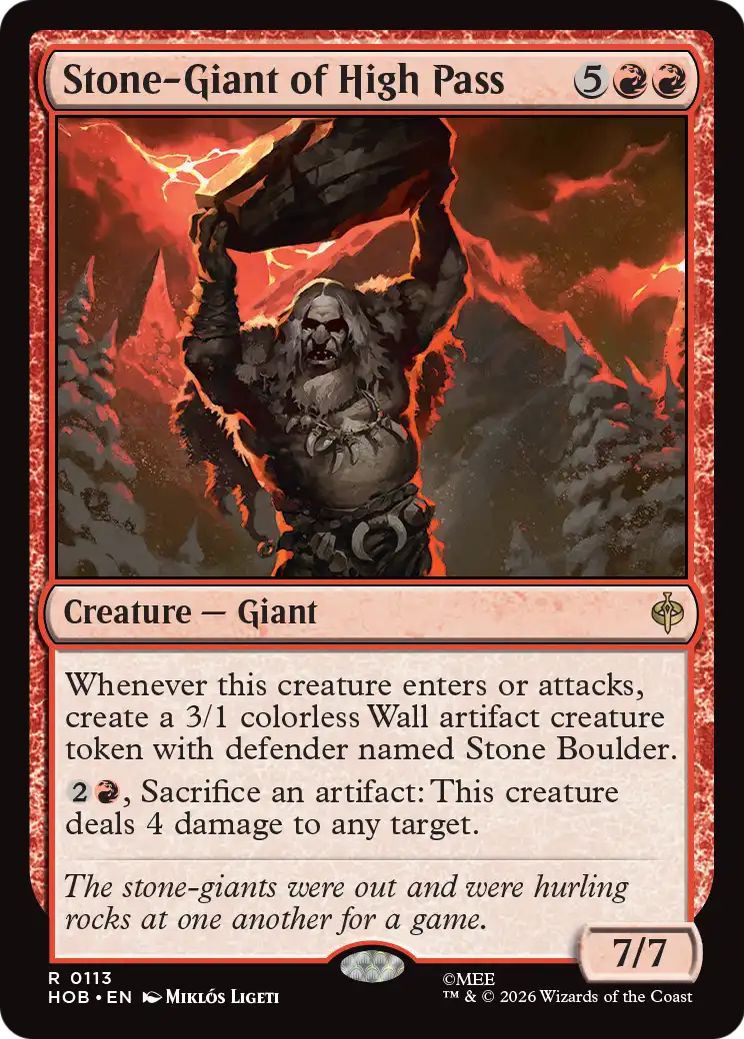 Stone-Giant of High Pass [HOB - 113]
