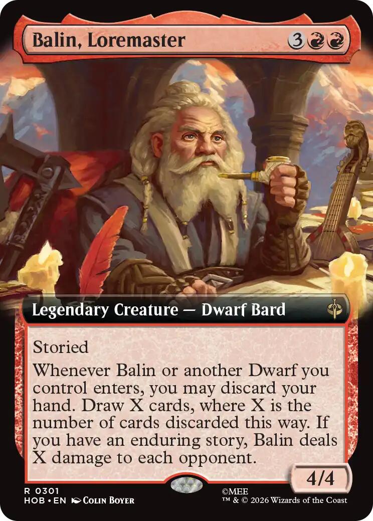 Balin, Loremaster (Extended Art) [HOB - 301]