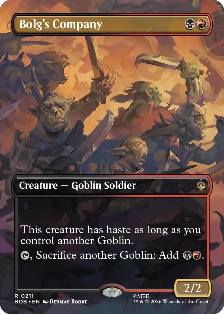 Bolg's Company (Borderless) [HOB - 211]