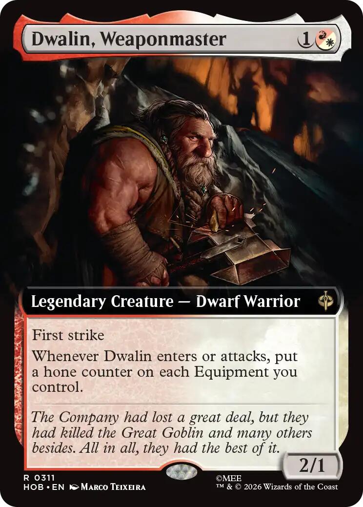 Dwalin, Weaponmaster (Extended Art) [HOB - 311]