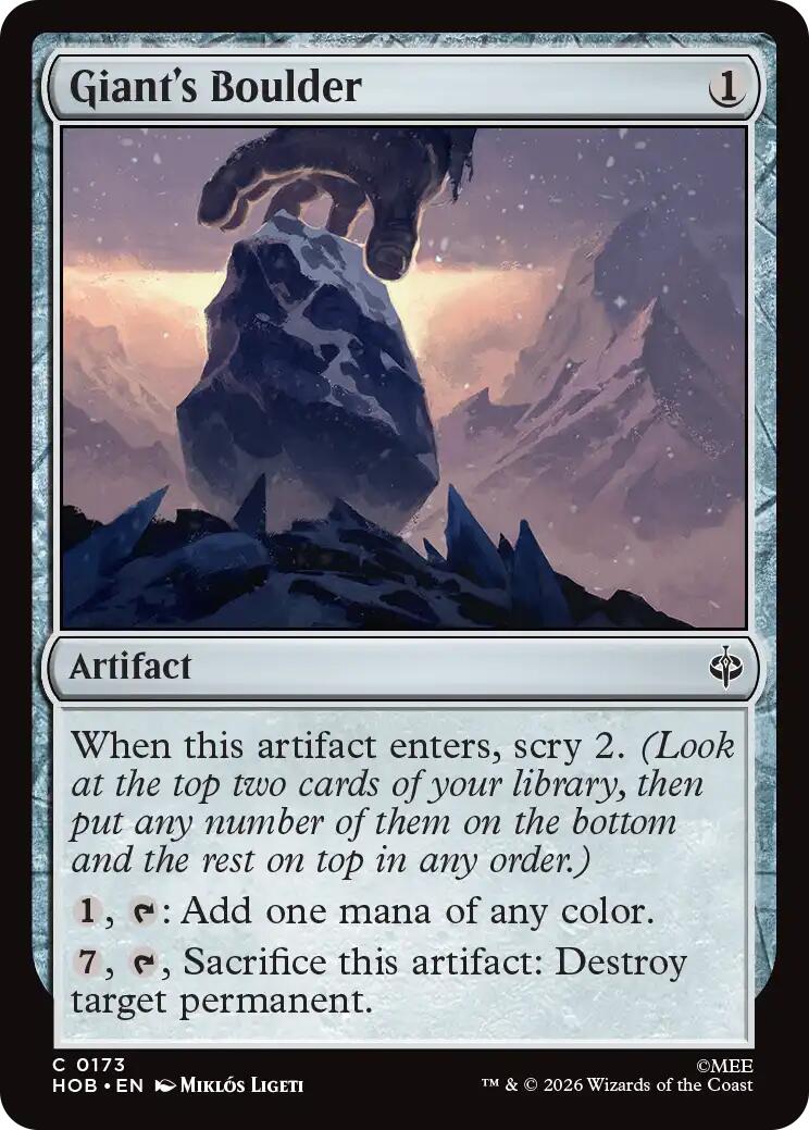 Giant's Boulder [HOB - 173]