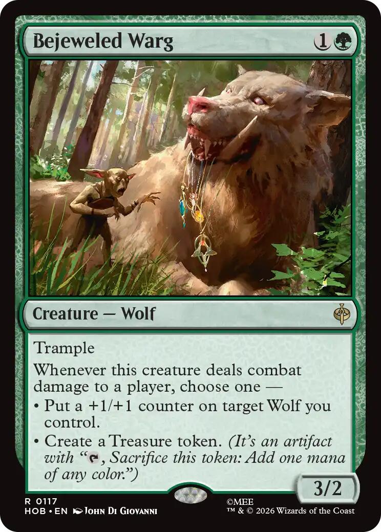 Bejeweled Warg [HOB - 117]