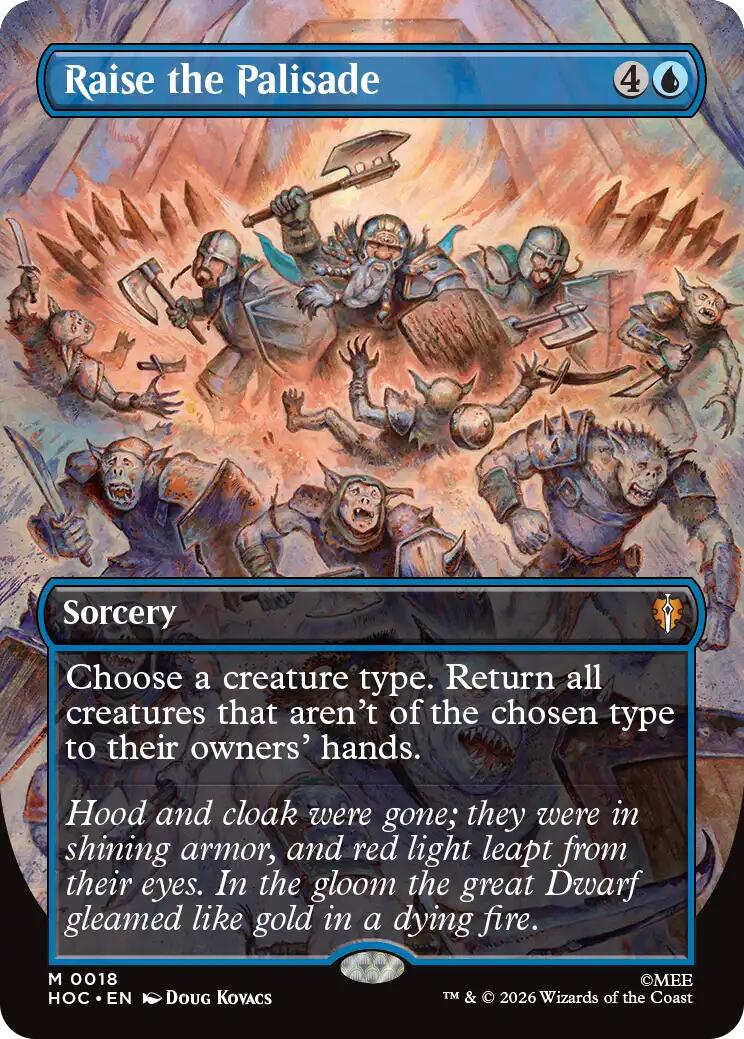 Raise the Palisade (Borderless) [HOC - 18]