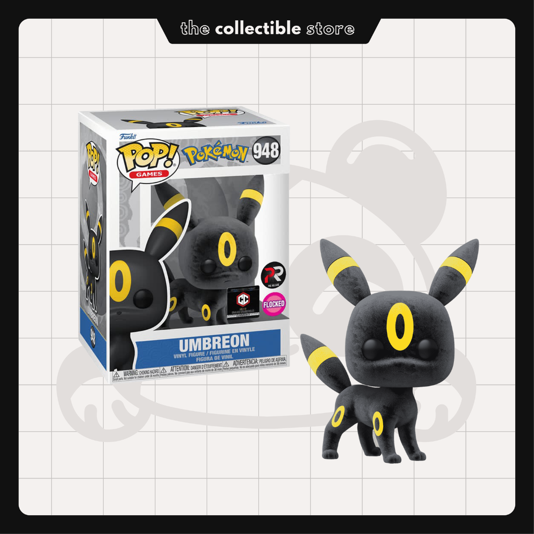 Funko Pop! (Pre-Release) Pokemon - Umbreon #948 (Flocked) Chalice Collectibles