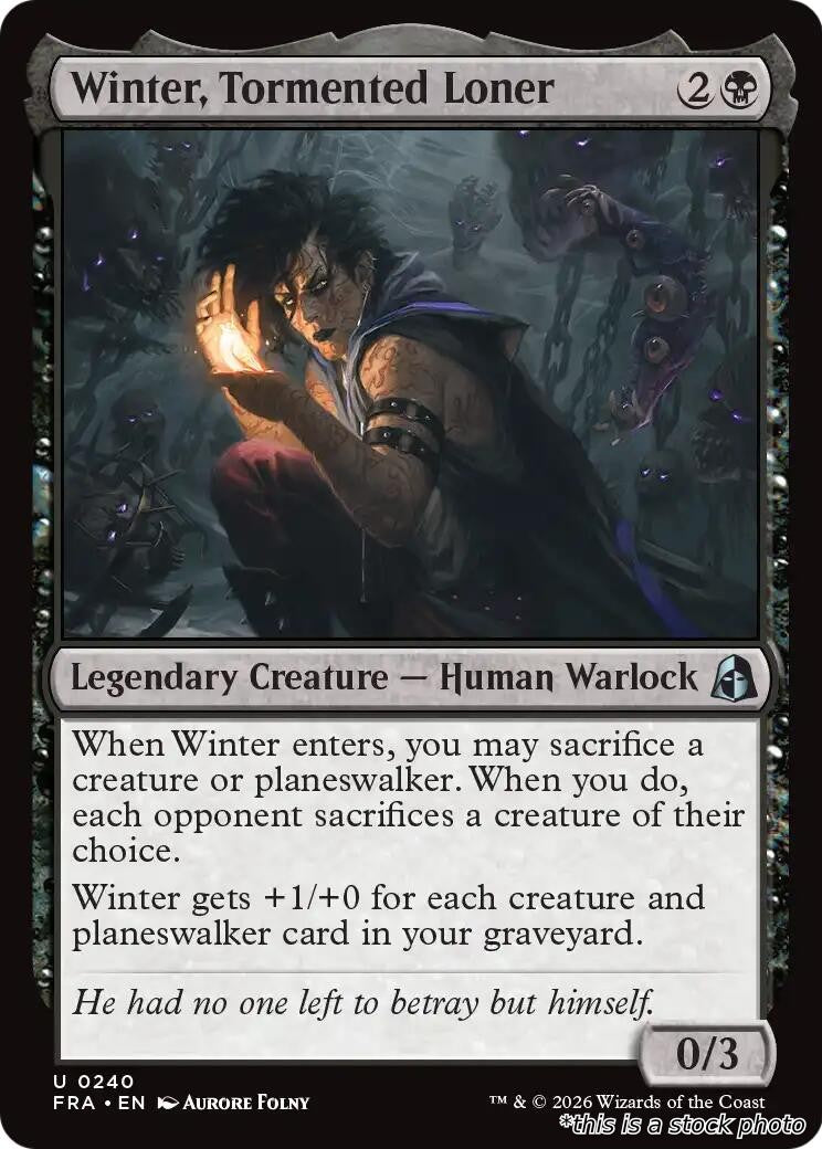 Winter, Tormented Loner