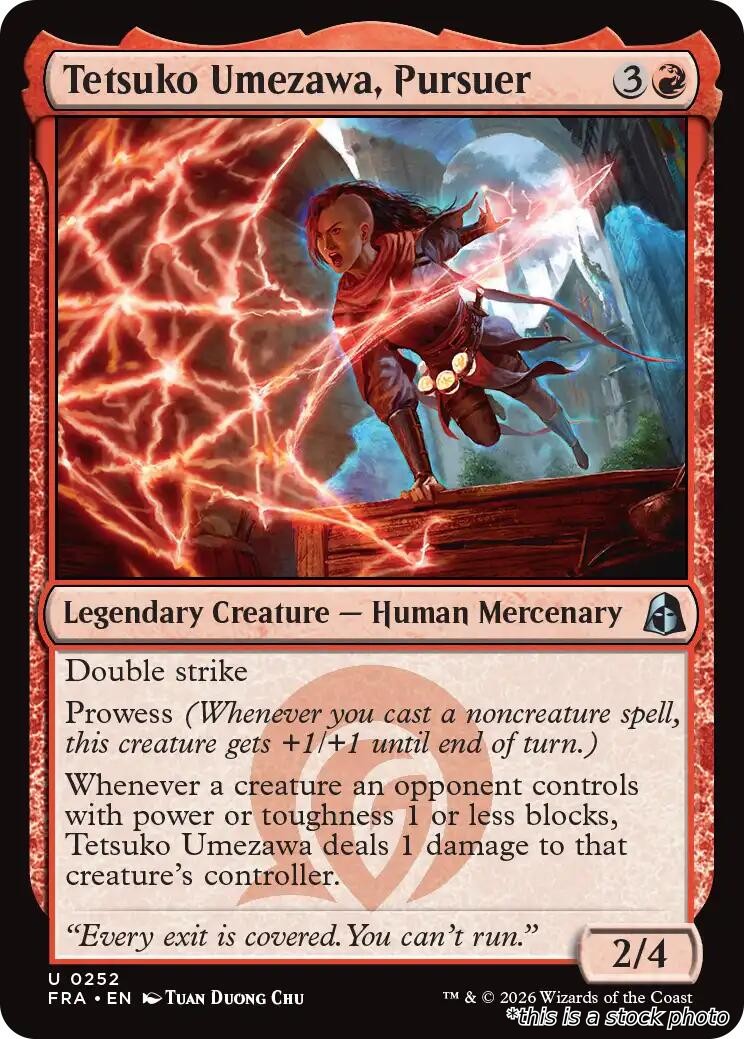 Tetsuko Umezawa, Pursuer