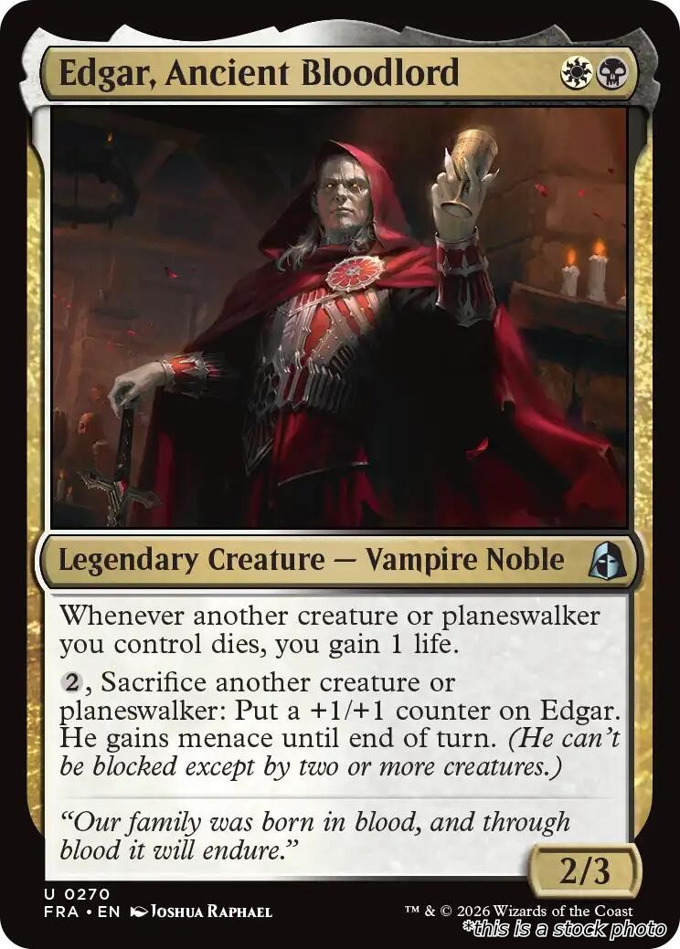 Edgar, Ancient Bloodlord
