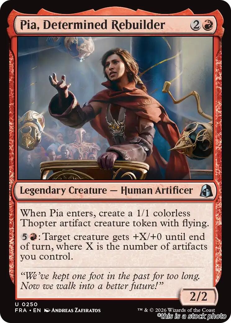 Pia, Determined Rebuilder