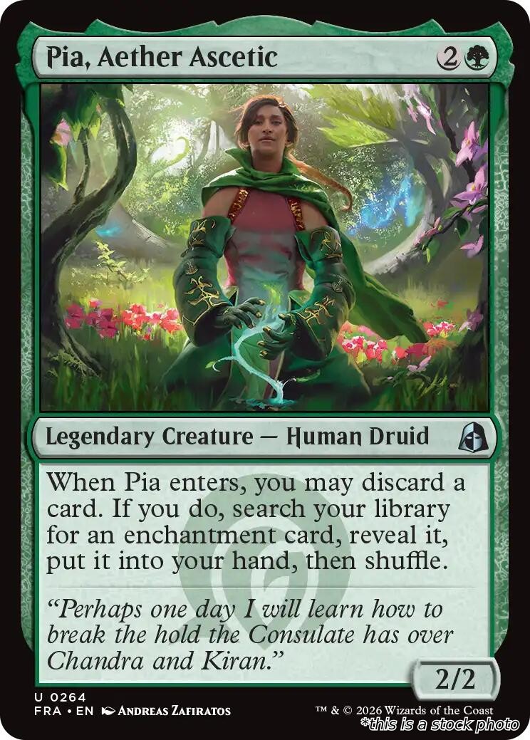 Pia, Aether Ascetic