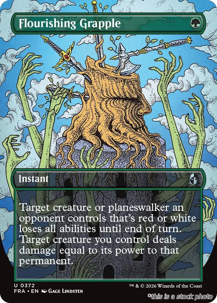 Flourishing Grapple (Borderless)