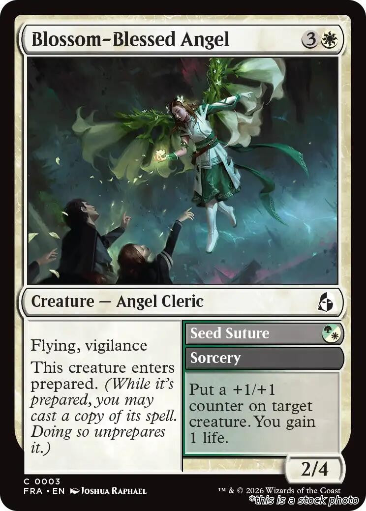 Blossom-Blessed Angel