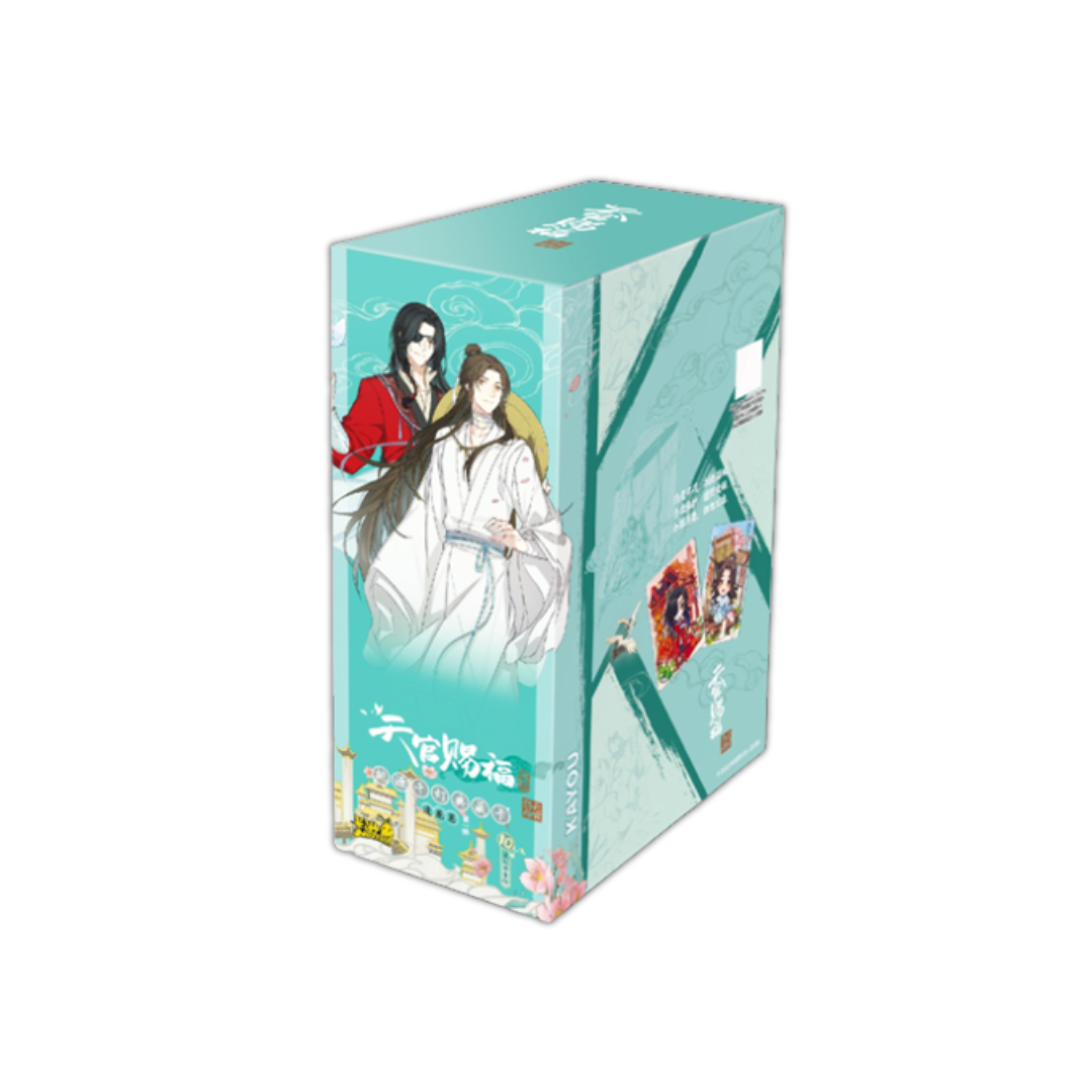 TGCF Heaven Official's Blessings - Peach Blossom Spring Lanterns Collectible Cards Flower Encounter Chapter Series 1 CN Sealed Box 18 Packs