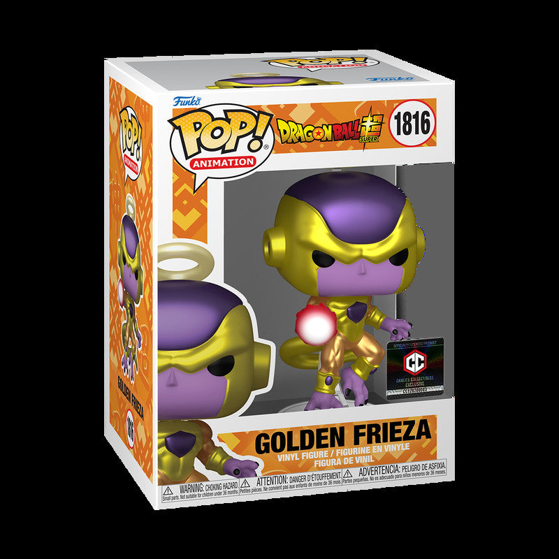 Funko Pop! Dragon Ball Z - Golden Frieza #1816 Metallic Chalice Collectibles