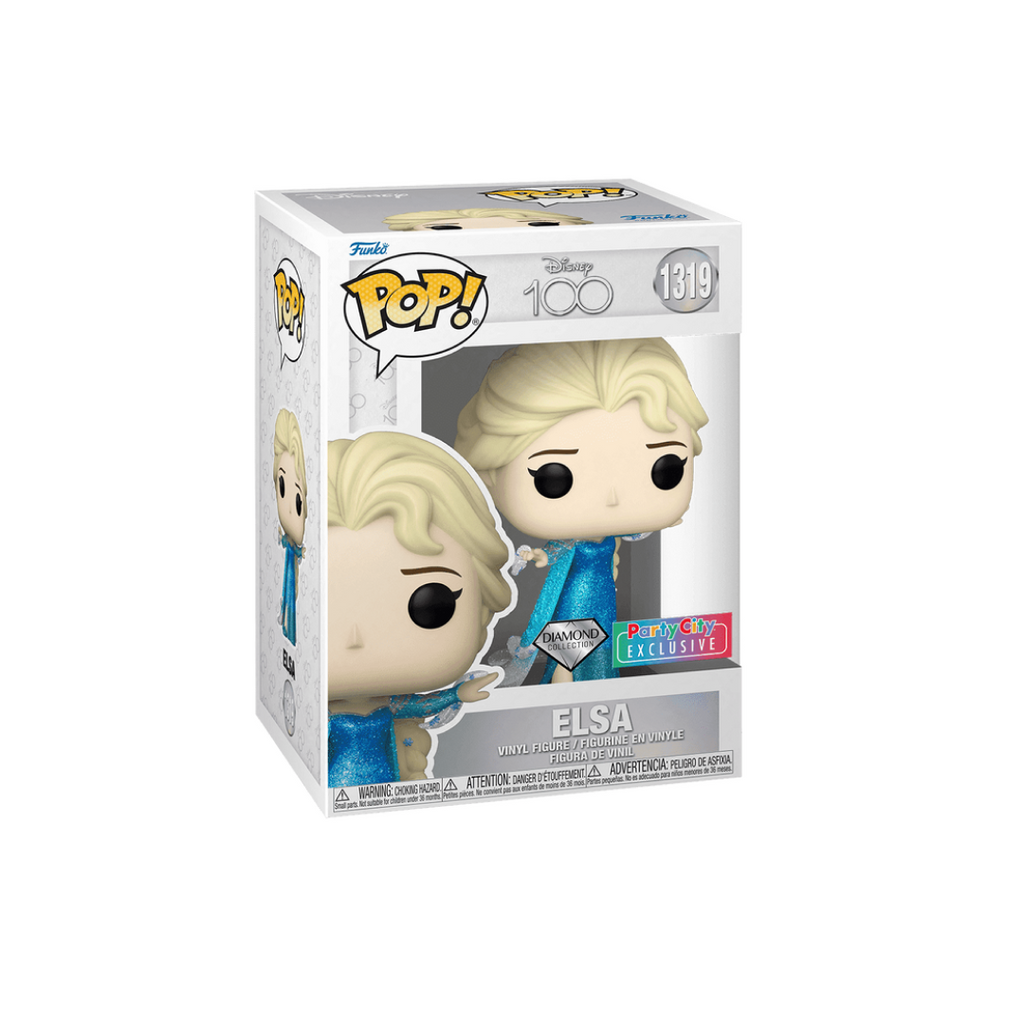 Funko Pop! Disney 100 - Elsa #1319 Diamond Party City Special Edition