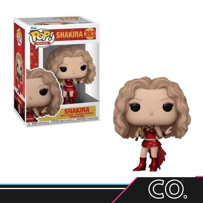 Funko Pop Rocks - Shakira (Super Bowl) #393 With Protector