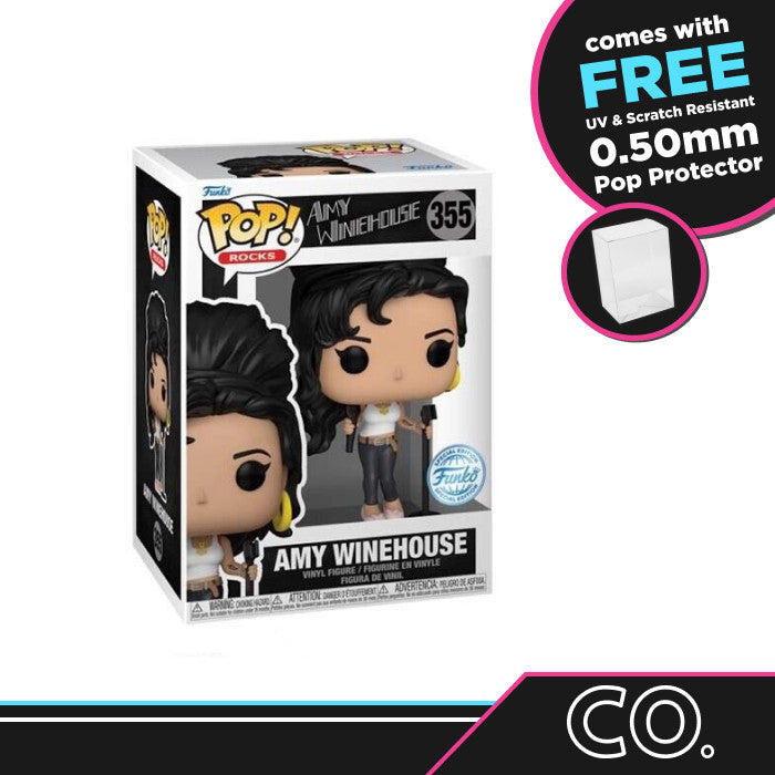 Funko Pop Rocks - Amy Winehouse #355 Special Edition with Protector