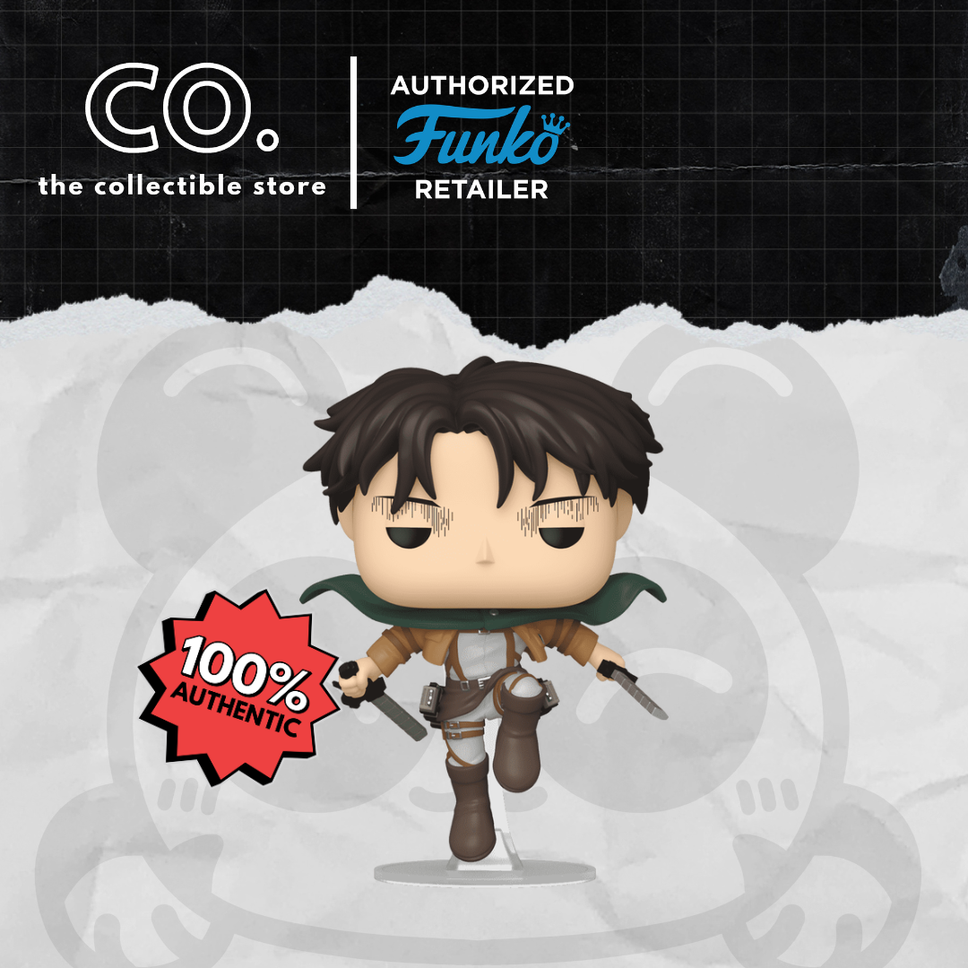 Funko Pop! Attack on Titan Levi w/ Swords #1625 Funko Shop with Protector