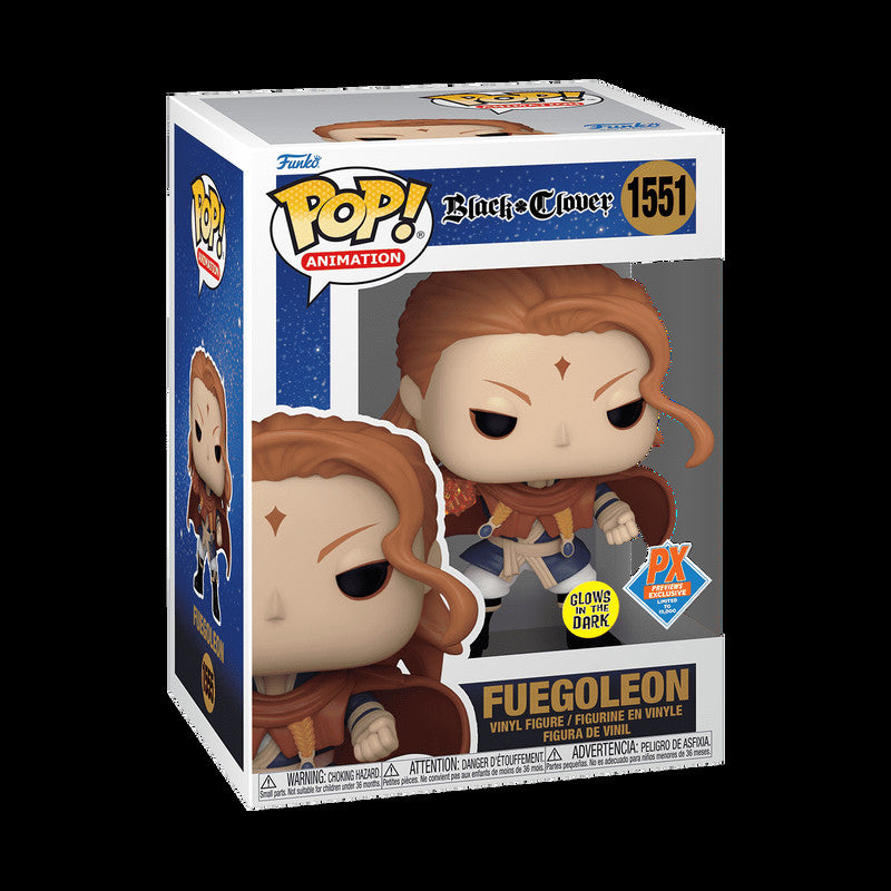 Funko Pop! Black Clover - Fuegoleon #1555 GITD PX Previews