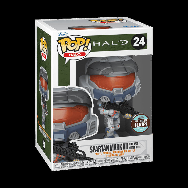 Funko Pop! Halo - Spartan Mark VII w/ BR75 Battle Rifle #24 Specialty Series
