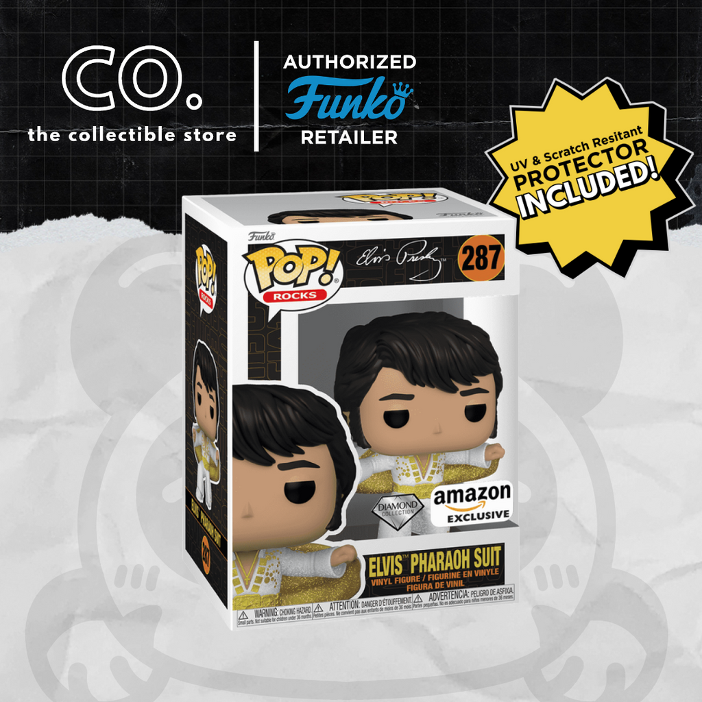 Funko Pop! Elvis Presley - Elvis Pharaoh Suit #287 (Diamond) with Protector