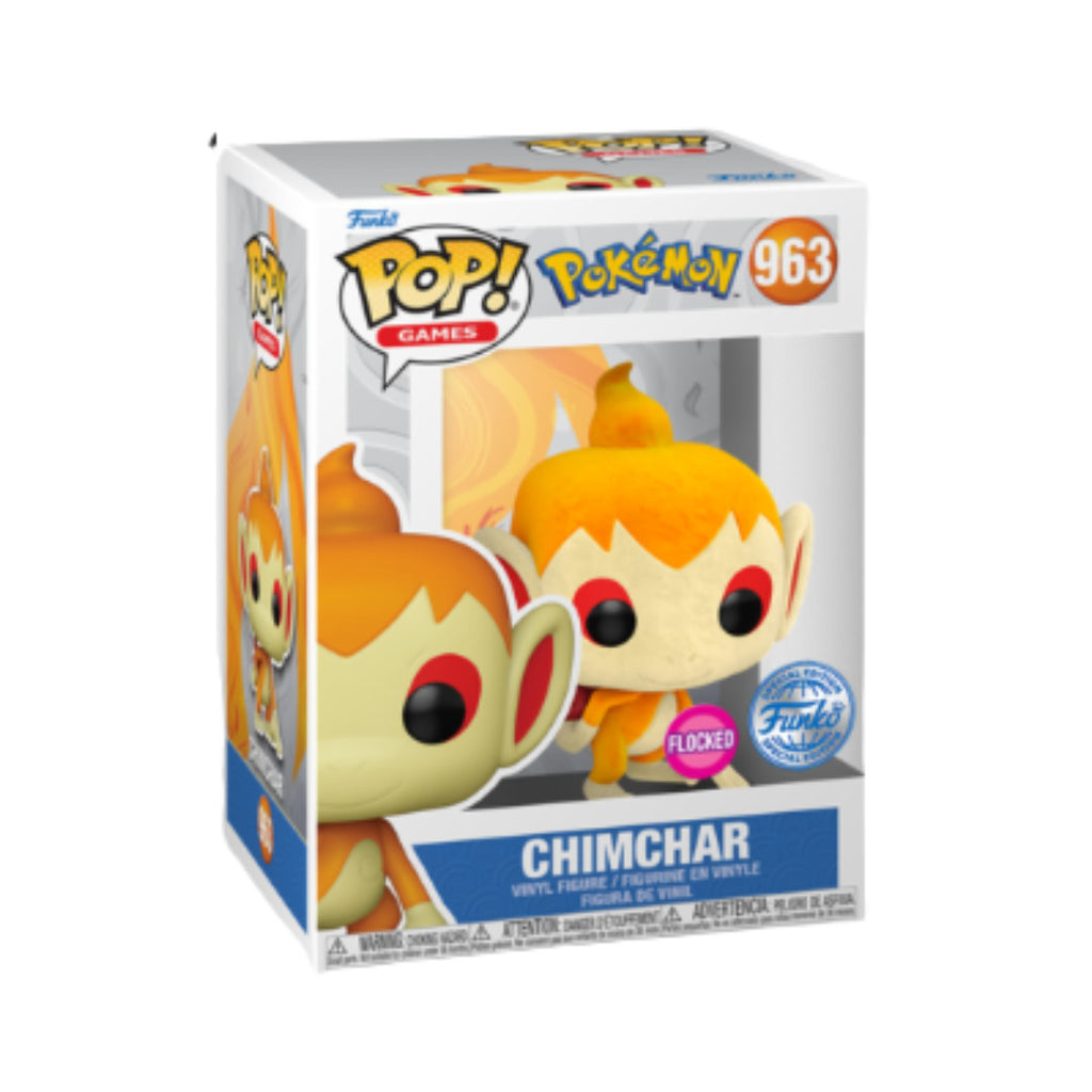 Funko Pop! Pokemon - Chimchar #963 Flocked Special Edition