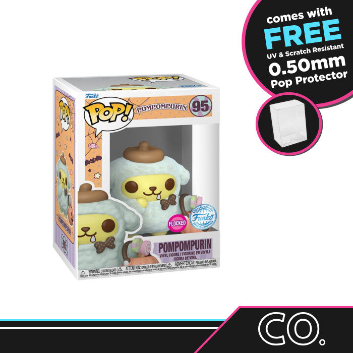 Funko Pop Sanrio - Pompompurin Halloween *95 (Flocked) Special Edition