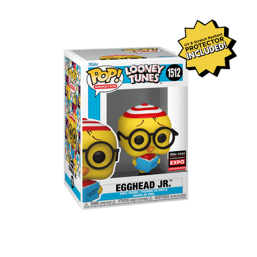 Funko Pop! Looney Tunes Egghead Jr. #1512 Entertainment Expo with Protector