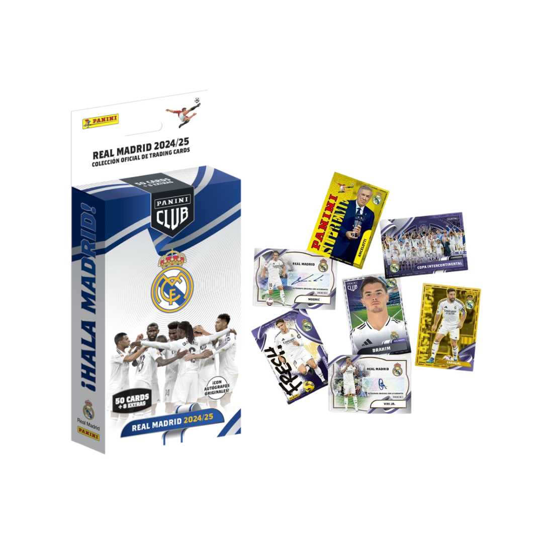 2024-25 Panini Club Real Madrid Blister Box sold by CO. the collectible store
